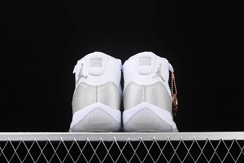 All categories Air Jordan Jordan series basketball shoes Air Jordan 11 Air Jordan 11 Metallic Silver AJ11 Joe 11 Swarovski Starry AR0715-100